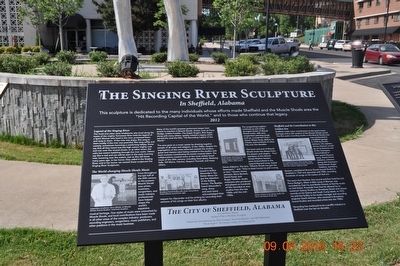 The Singing River Sculpture Marker image. Click for full size.
