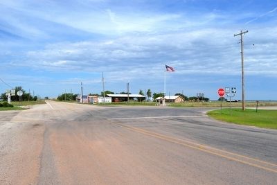 Intersection of State Highway 128 Loop<br>and Farm-to-Market Road 1835. Click for full size. Intersection of State Highway 128 Loop<br>and Farm-to-Market Road 1835 image. Click for full size.