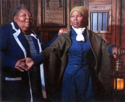 Harriet Tubman in Madame Tussauds image. Click for full size.