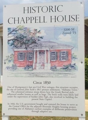 Historic Chappell House Marker image. Click for full size.