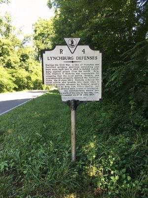 Lynchburg Defenses Marker image. Click for full size.