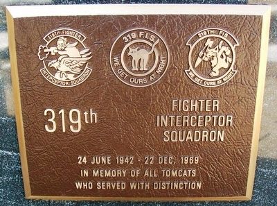 319th Fighter Interceptor Squadron Marker image. Click for full size.