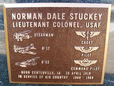 Norman Dale Stuckey Marker image. Click for full size.