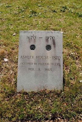 Ashley House - 1820 Marker. Click for full size. Ashley House - 1820 Marker image. Click for full size.