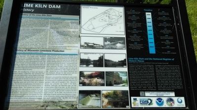 Lime Kiln Dam Marker image. Click for full size.