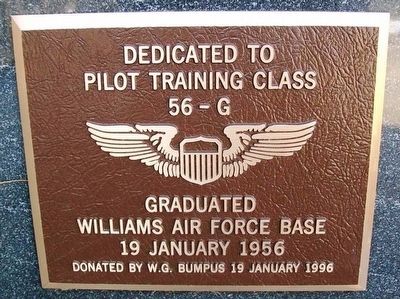Pilot Training Class 56-G Marker image. Click for full size.