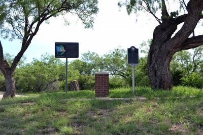 Texas Vietnam Veterans Memorial Highway and Rath City Markers image. Click for full size.