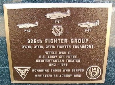 325th Fighter Group Marker image. Click for full size.