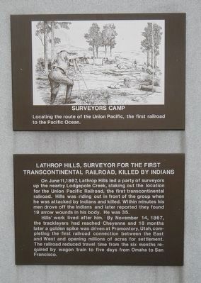 Lathrop Hills Marker. Click for full size. Lathrop Hills Marker image. Click for full size.