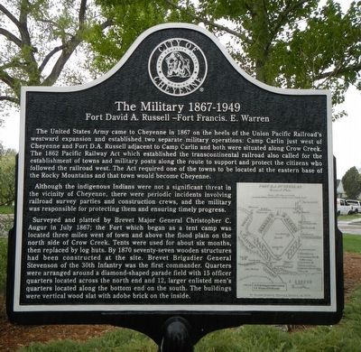 The Military 1867-1949 Marker image. Click for full size.