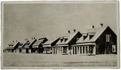 Fort D.A. Russell, Officers' Row, 1868. Click for full size. Fort D.A. Russell, Officers' Row, 1868 image. Click for full size.