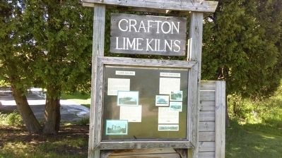 Grafton Lime Kilns Marker image. Click for full size.