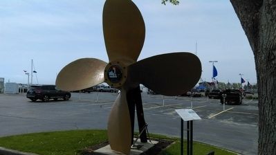 Propeller from the S.S. Badger image. Click for full size.