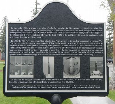 The Military 1949-Present Marker, reverse. Click for full size. The Military 1949-Present Marker, reverse image. Click for full size.