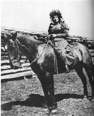 Ella Watson, aka Cattle Kate. Click for full size. Ella Watson, aka Cattle Kate image. Click for full size.