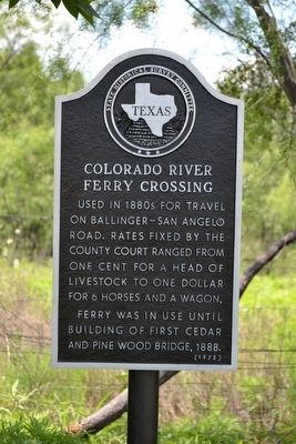Colorado River Ferry Crossing Marker image. Click for full size.