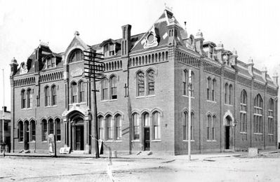 The Cheyenne Opera House and Territorial Library. Click for full size. The Cheyenne Opera House and Territorial Library image. Click for full size.