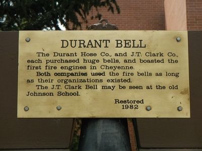 Durant Bell Marker image. Click for full size.