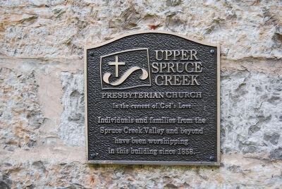 Spruce Creek Church Plaque. Click for full size. Spruce Creek Church Plaque image. Click for full size.