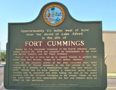 Fort Cummings Marker image. Click for full size.