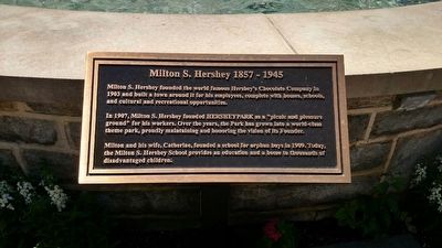 Milton S. Hershey Marker. Click for full size. Milton S. Hershey Marker image. Click for full size.