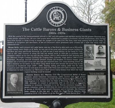 The Cattle Barons & Business Giants Marker image. Click for full size.