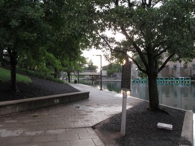 Site of the Central Canal Marker. Click for full size. Site of the Central Canal Marker image. Click for full size.