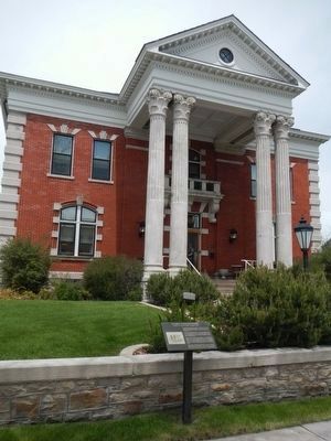 Wyoming Governor's Mansion and Marker. Click for full size. Wyoming Governor's Mansion and Marker image. Click for full size.
