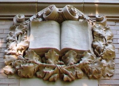 Carnegie Library Portico Detail image. Click for full size.