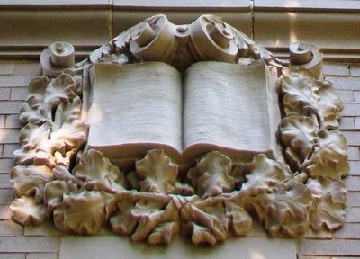 Carnegie Library Portico Detail. Click for full size. Carnegie Library Portico Detail image. Click for full size.