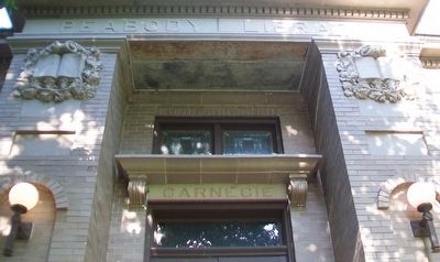 Carnegie Library Entrance Detail image. Click for full size.