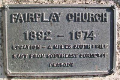 Fairplay Church [Bell] Marker image. Click for full size.