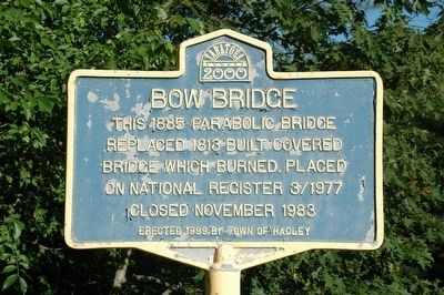 Bow Bridge Marker image. Click for full size.