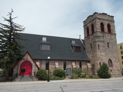St. Mark's Episcopal Church and Marker. Click for full size. St. Mark's Episcopal Church and Marker image. Click for full size.