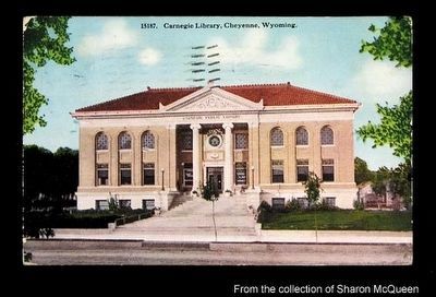 Cheyenne's Carnegie Public Library image. Click for full size.