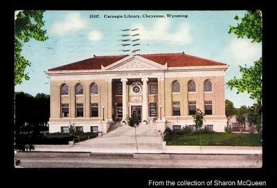 Cheyenne's Carnegie Public Library. Click for full size. Cheyenne's Carnegie Public Library image. Click for full size.