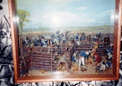 Battle of Horseshoe Bend portrait within the Visitor Center. Click for full size. Battle of Horseshoe Bend portrait within the Visitor Center image. Click for full size.