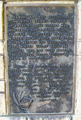 Mennonite Centennial Memorial Marker. Click for full size. Mennonite Centennial Memorial Marker image. Click for full size.