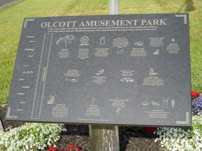 Olcott Amusement Park Marker image. Click for full size.