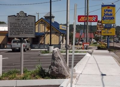 Fort Adair Marker. Click for full size. Fort Adair Marker image. Click for full size.