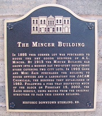 The Mincer Building Marker image. Click for full size.