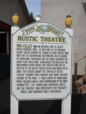 Tom Kelly Rustic Theatre Marker image. Click for full size.