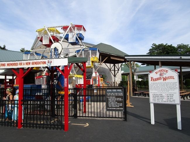 Kiddie Whistle Pig Ferris Wheel & Marker image. Click for full size.