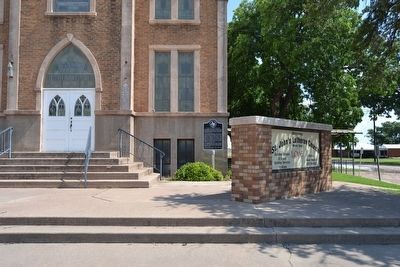 Entrance to St. John's Lutheran Church. Click for full size. Entrance to St. John's Lutheran Church image. Click for full size.