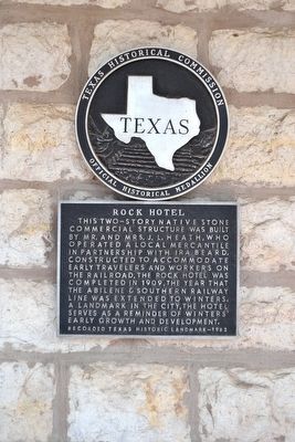 Rock Hotel Marker. Click for full size. Rock Hotel Marker image. Click for full size.