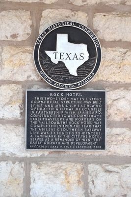Rock Hotel Marker image. Click for full size.