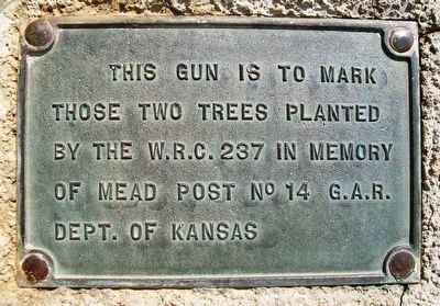 Mead Post No 14 G.A.R. Memorial Marker. Click for full size. Mead Post No 14 G.A.R. Memorial Marker image. Click for full size.