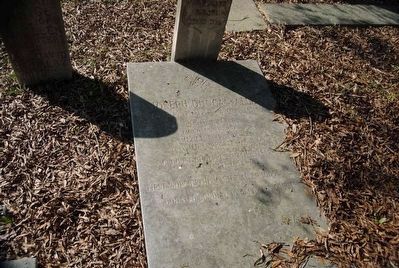 Joseph Duncan Allen Tombstone<br>Barnwell Baptist Church Cemetery image. Click for full size.