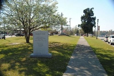 Calhoun Park and Marker image. Click for full size.