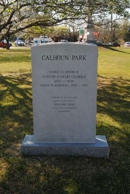 Calhoun Park Marker image. Click for full size.